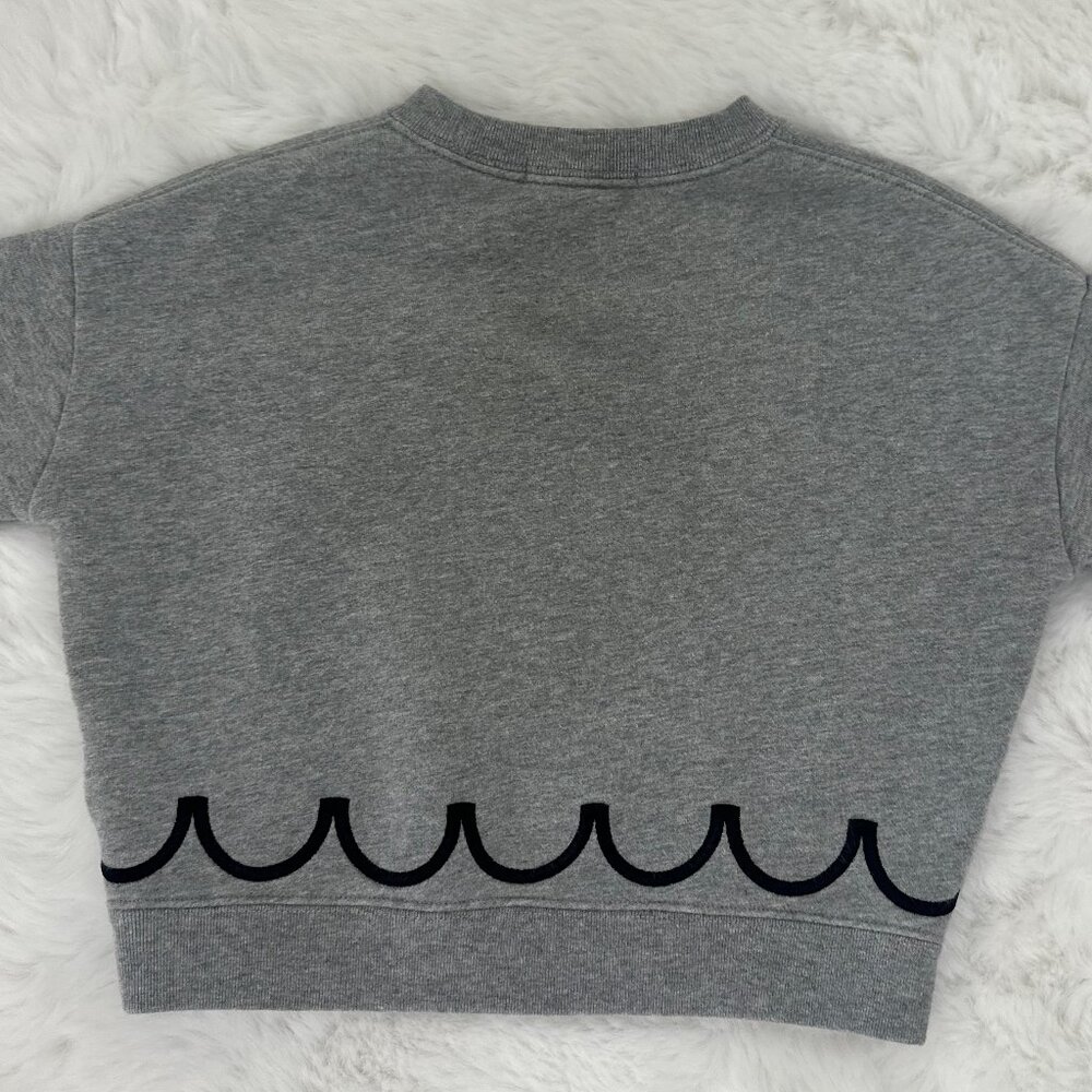 Burberry Grey Crop Sweatshirt - Picture 4 of 8